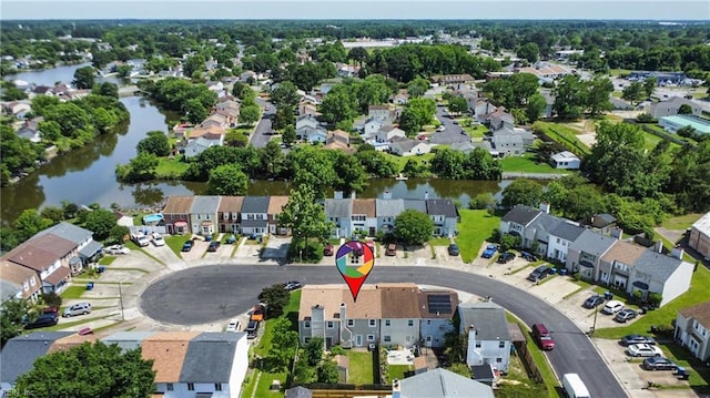 3531 Woodburne Dr, Virginia Beach, VA 23452 - aerial view of property and surrounding area featuring nearby suburban area and a nearby body of water