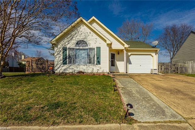 2092 Manassas Run, Virginia Beach, VA 23464 - ranch-style home featuring an attached garage and concrete driveway