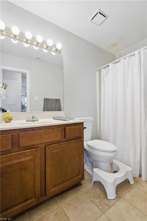 5165 Thatcher Way, Virginia Beach, VA 23456 - bathroom with tile patterned floors, vanity, and toilet