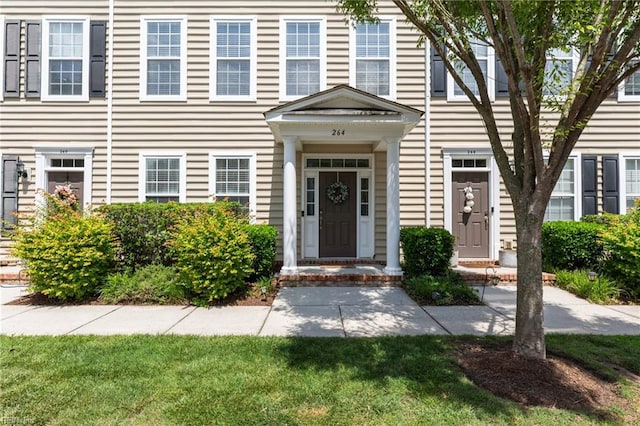 264 Feldspar St, Virginia Beach, VA 23462 - view of townhome / multi-family property