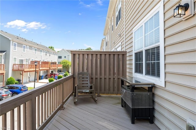 264 Feldspar St, Virginia Beach, VA 23462 - deck with a residential view