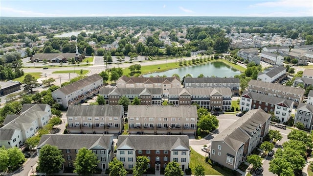 264 Feldspar St, Virginia Beach, VA 23462 - aerial view of residential area featuring a large body of water