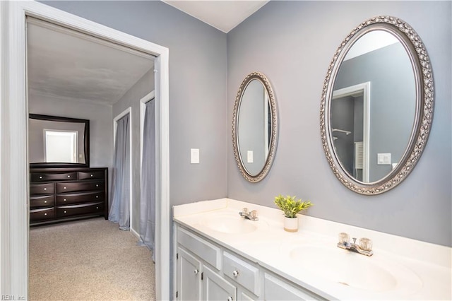 2668 N Elizabeth Harbor Dr, Chesapeake, VA 23321 - bathroom featuring double vanity