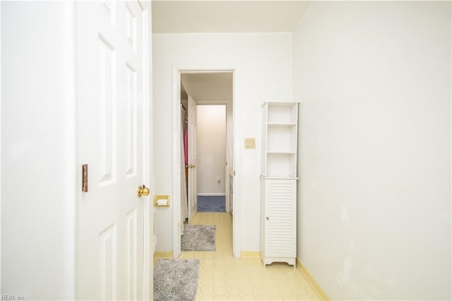 2668 N Elizabeth Harbor Dr, Chesapeake, VA 23321 - hallway featuring baseboards