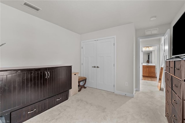 23050 Preserve Pl, Carrollton, VA 23314 - bedroom with light carpet, baseboards, and a closet