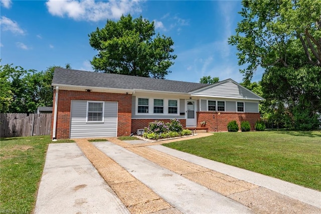 7413 Doummar Dr, Norfolk, VA 23518 - view of front of property featuring brick siding and driveway