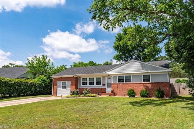 7413 Doummar Dr, Norfolk, VA 23518 - single story home with brick siding
