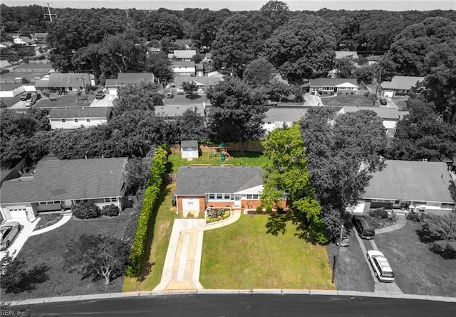 7413 Doummar Dr, Norfolk, VA 23518 - aerial view of residential area