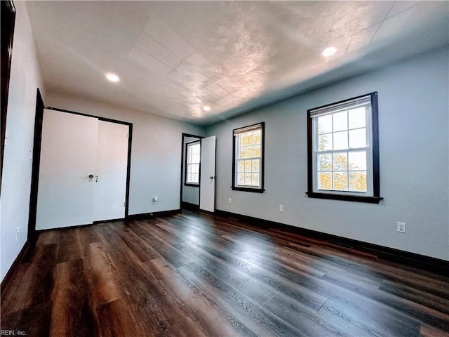 1013 River Birch Ct, Chesapeake, VA 23320 - unfurnished bedroom with wood finished floors, baseboards, and recessed lighting