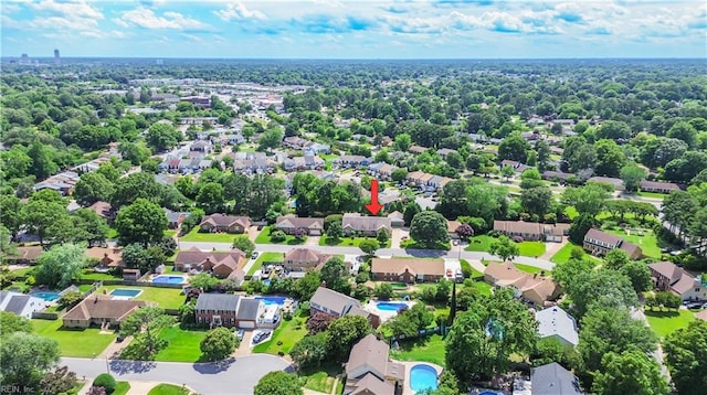 1364 Sir Richard Rd, Virginia Beach, VA 23455 - aerial perspective of suburban area