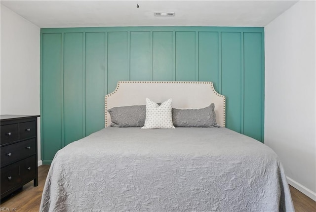 3613 Mostiler Pl, Chesapeake, VA 23323 - bedroom with dark wood-style flooring and baseboards