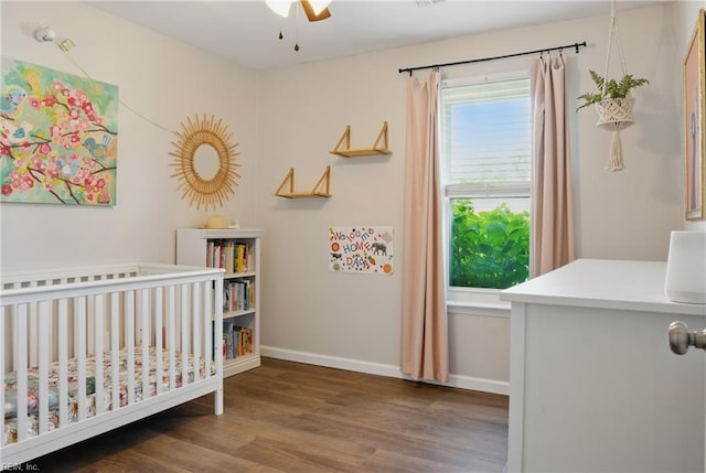 3613 Mostiler Pl, Chesapeake, VA 23323 - bedroom featuring a nursery area, wood finished floors, and baseboards