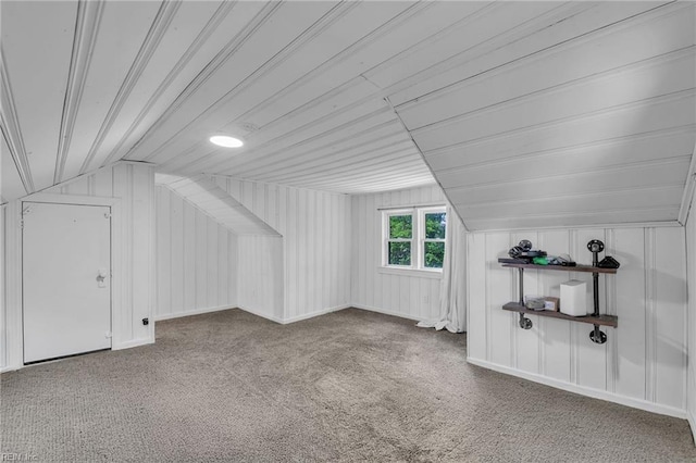 1424 Stewart St, Chesapeake, VA 23324 - additional living space with lofted ceiling and carpet floors