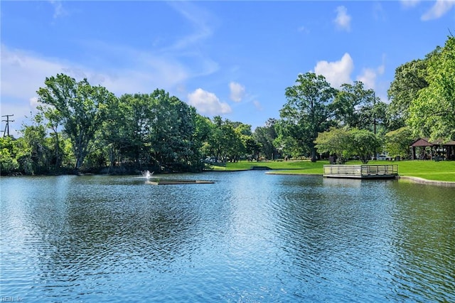 1424 Stewart St, Chesapeake, VA 23324 - water view with a tree filled landscape