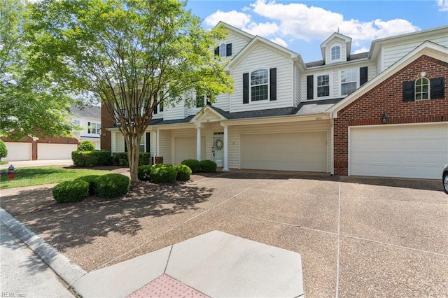 2819 Rose Garden Way, Virginia Beach, VA 23456 - multi unit property featuring concrete driveway, brick siding, and a garage