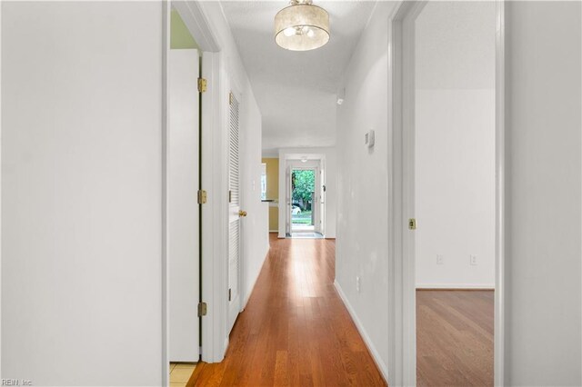 303 Settlement Dr Unit 303, Williamsburg, VA 23188 - corridor with light wood-type flooring