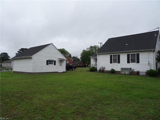 101 Lumar Rd, Smithfield, VA 23430 - view of green lawn with central air condition unit