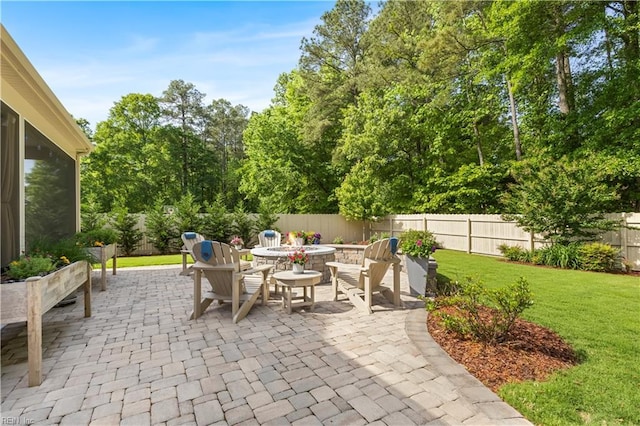 531 Middleton Way, Chesapeake, VA 23322 - view of patio / terrace featuring outdoor dining space