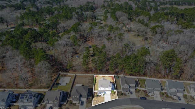 531 Middleton Way, Chesapeake, VA 23322 - aerial view of property's location featuring property boundaries highlighted and nearby suburban area