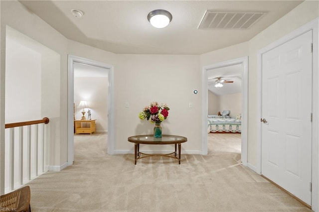 313 Preservation Reach Reach, Chesapeake, VA 23320 - corridor with light colored carpet and baseboards