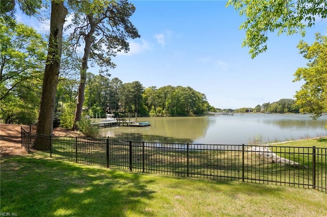 511 Brackenridge Ave, Norfolk, VA 23505 - water view with a floating dock