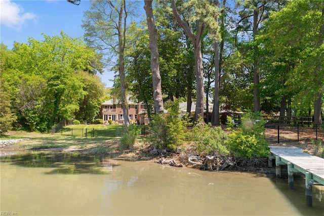 511 Brackenridge Ave, Norfolk, VA 23505 - dock area featuring view of scattered trees and a water view