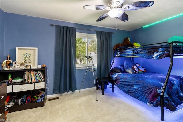 8 Assembly Ct, Newport News, VA 23606 - carpeted bedroom with ceiling fan and baseboards