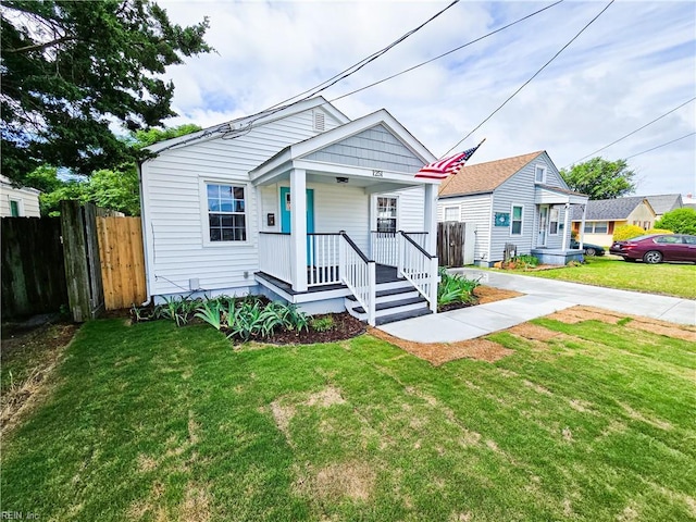 1251 Little Bay Ave, Norfolk, VA 23503 - view of front of home featuring covered porch