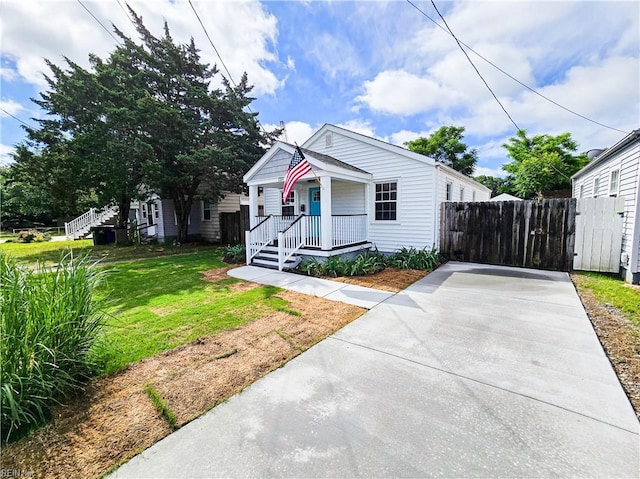 1251 Little Bay Ave, Norfolk, VA 23503 - view of front of house with covered porch