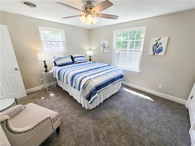 1251 Little Bay Ave, Norfolk, VA 23503 - carpeted bedroom with baseboards and ceiling fan