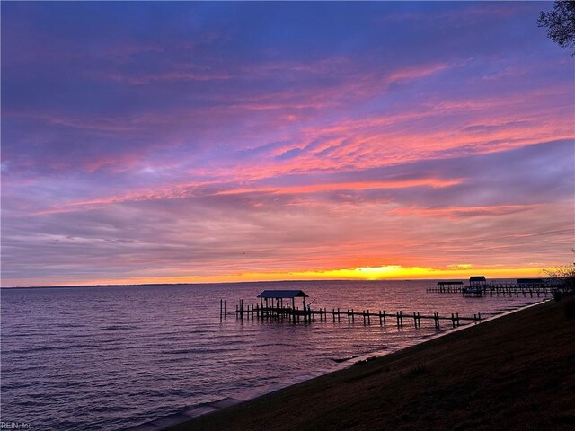 609 River Rd, Newport News, VA 23601 - dock area with a water view