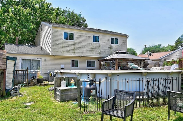 505 Stockton St, Hampton, VA 23669 - back of property with a gazebo