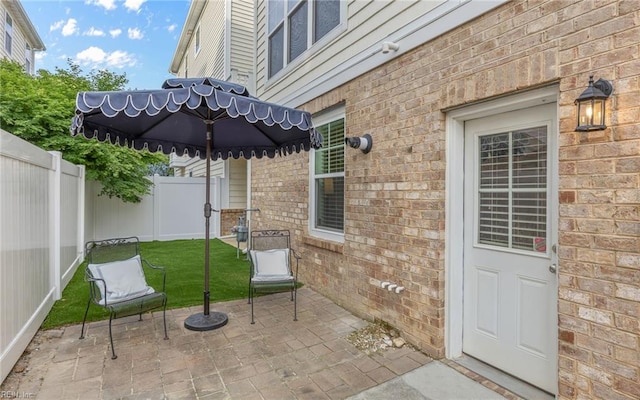 3964 W Stratford Rd, Virginia Beach, VA 23455 - fenced backyard featuring a patio area