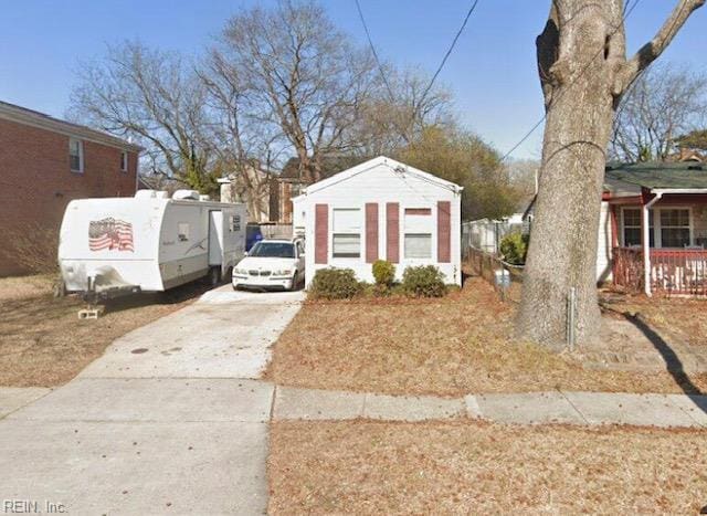 1342 W 39th St, Norfolk, VA 23508 - view of front facade with concrete driveway