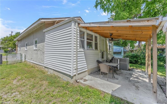 2532 Ballentine Blvd, Norfolk, VA 23509 - view of side of property featuring a patio area and central AC