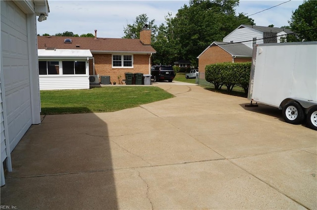 9 Chowning Dr, Hampton, VA 23664 - view of green lawn with cooling unit