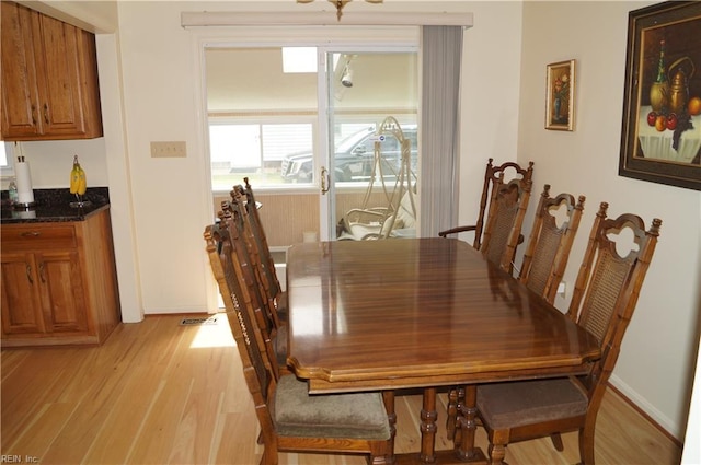 9 Chowning Dr, Hampton, VA 23664 - dining space featuring light wood-style flooring