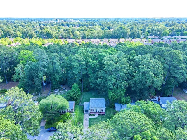 101 Huxley Pl, Newport News, VA 23606 - bird's eye view of a heavily wooded area