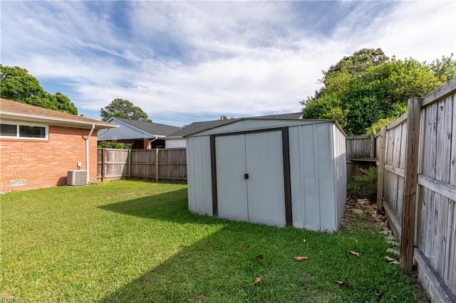 8121 Walters Dr, Norfolk, VA 23518 - view of shed with a fenced backyard