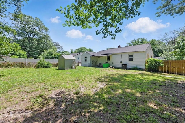 611 74th St, Newport News, VA 23605 - view of yard featuring central AC unit