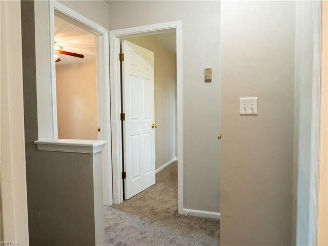 400 Fernwood Farms Rd, Chesapeake, VA 23320 - hall with carpet and baseboards