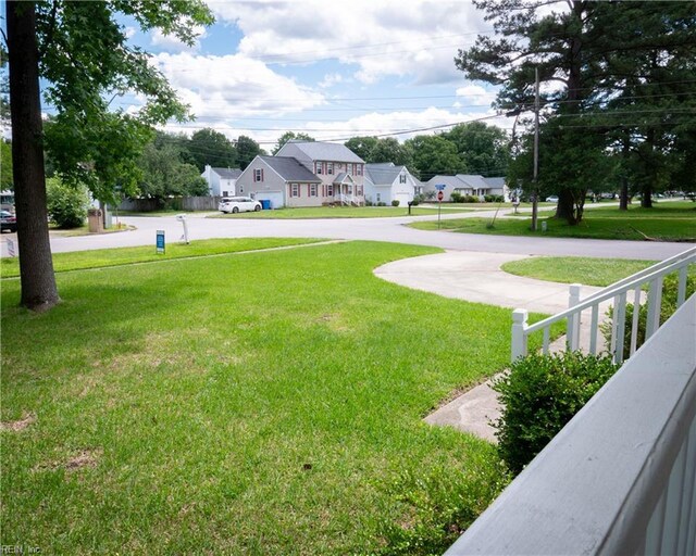 400 Fernwood Farms Rd, Chesapeake, VA 23320 - view of green lawn with a residential view and driveway