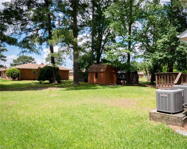 400 Fernwood Farms Rd, Chesapeake, VA 23320 - view of green lawn with cooling unit