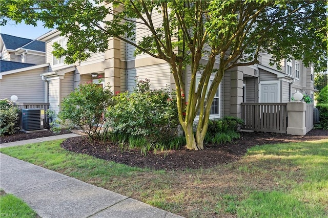 606 Queens Xing, Williamsburg, VA 23185 - view of home's exterior featuring central air condition unit
