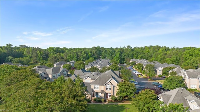 606 Queens Xing, Williamsburg, VA 23185 - aerial view of residential area featuring a forest