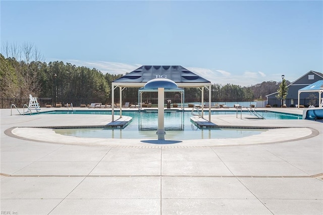 161 Kenny Ln, Smithfield, VA 23430 - community pool featuring a gazebo and a patio