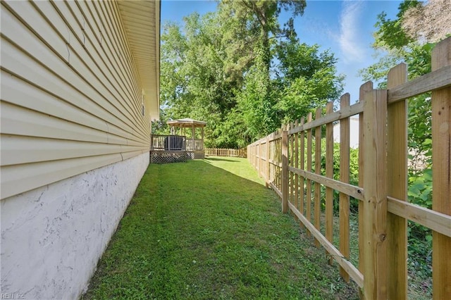 1219 Milton St, Norfolk, VA 23505 - view of yard featuring a gazebo and a deck