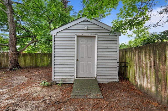 3521 Melinda Pl, Virginia Beach, VA 23452 - view of shed featuring a fenced backyard