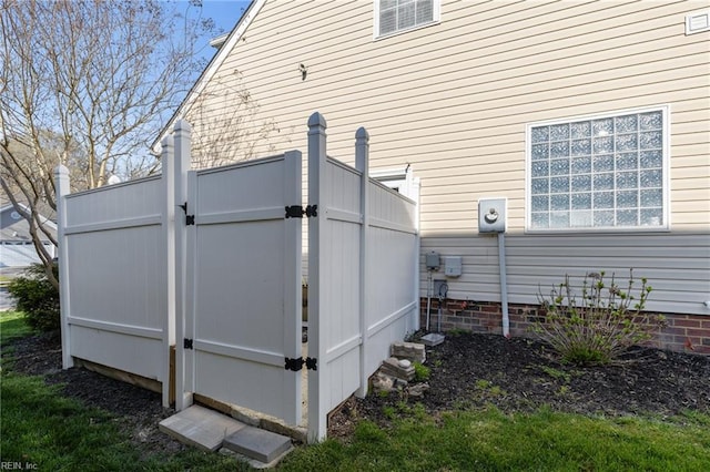 2673 Einstein Dr, Virginia Beach, VA 23456 - view of side of property featuring a gate