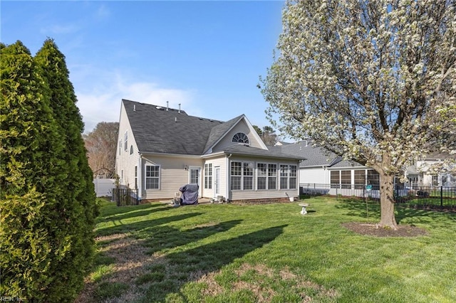2673 Einstein Dr, Virginia Beach, VA 23456 - back of house with a sunroom